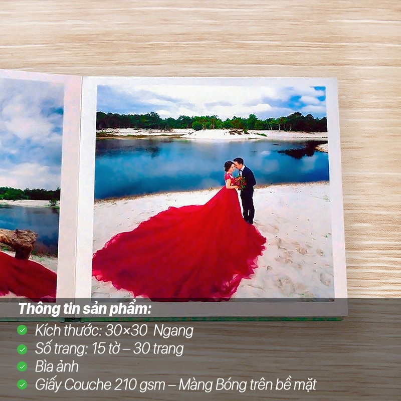 Photobook Giấy Mỹ Thuật – Màng Bóng