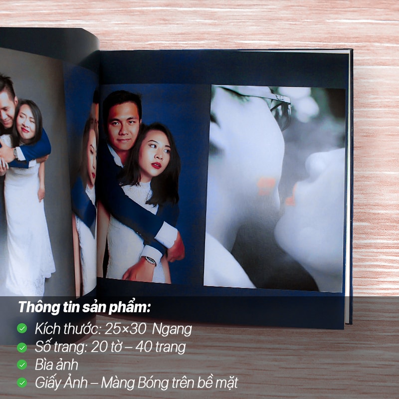 Photobook Giấy Ảnh – Màng Bóng