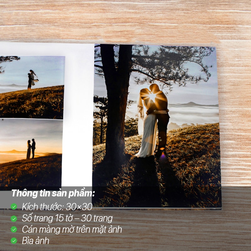 Photobook Giấy Ảnh – Màng Mờ
