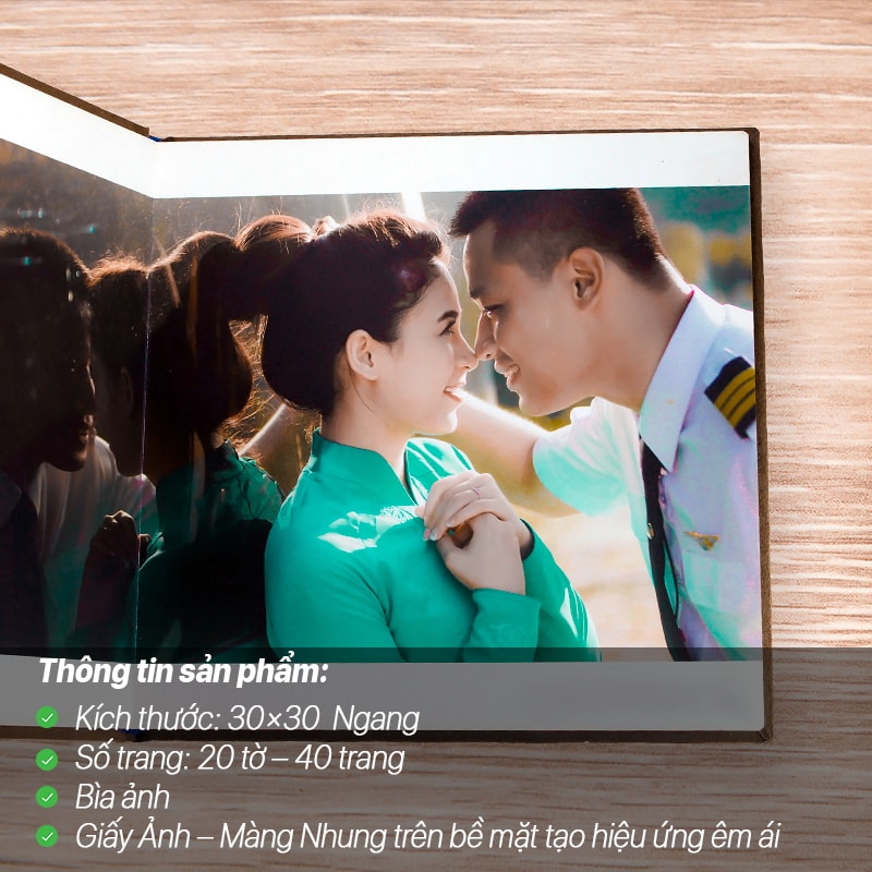 Photobook Giấy Ảnh – Màng Nhung