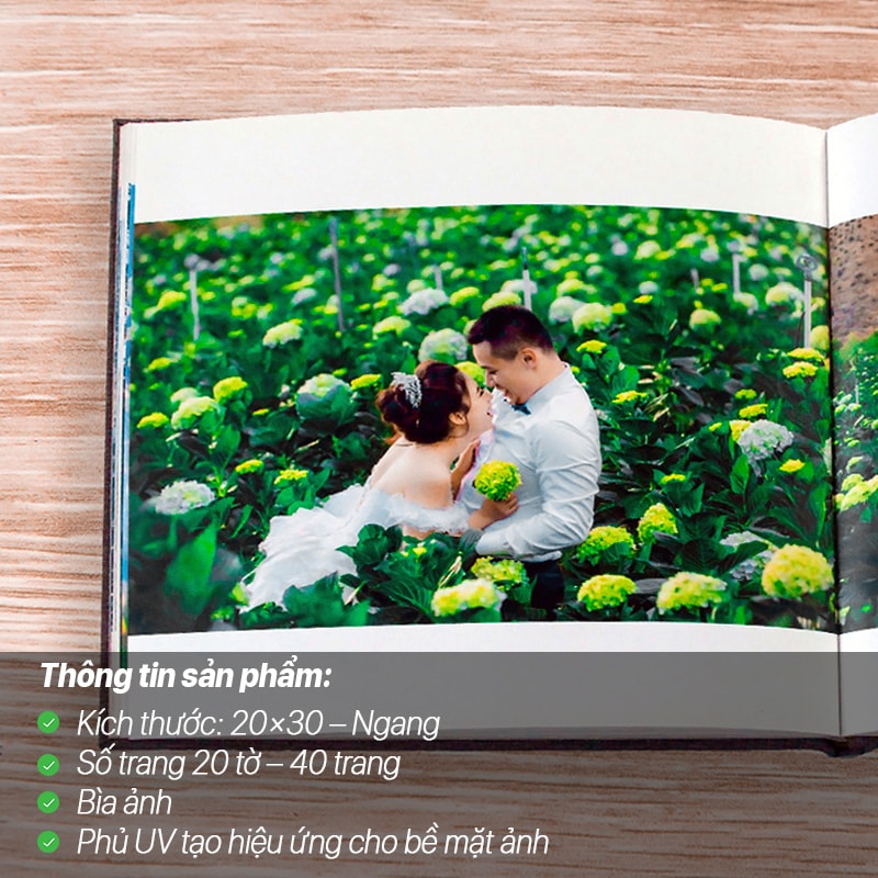 Photobook Giấy Ảnh Phủ UV